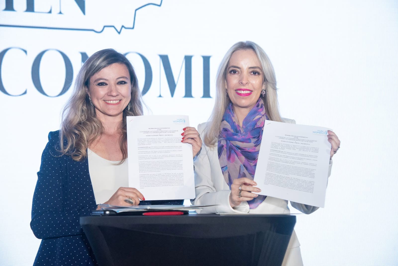 Más oportunidades, tecnología y liderazgo: La alianza histórica entre ONU Mujeres y WEF Bolivia.